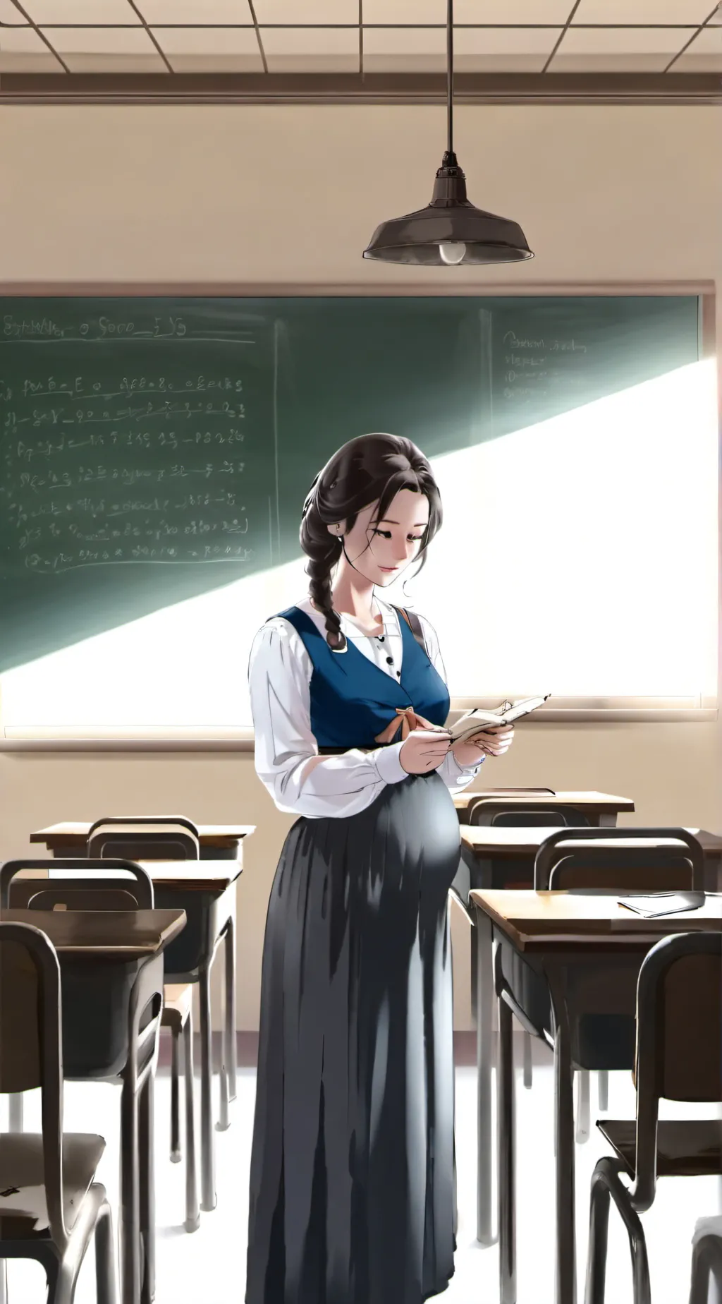 ai character: Marie Yates  background