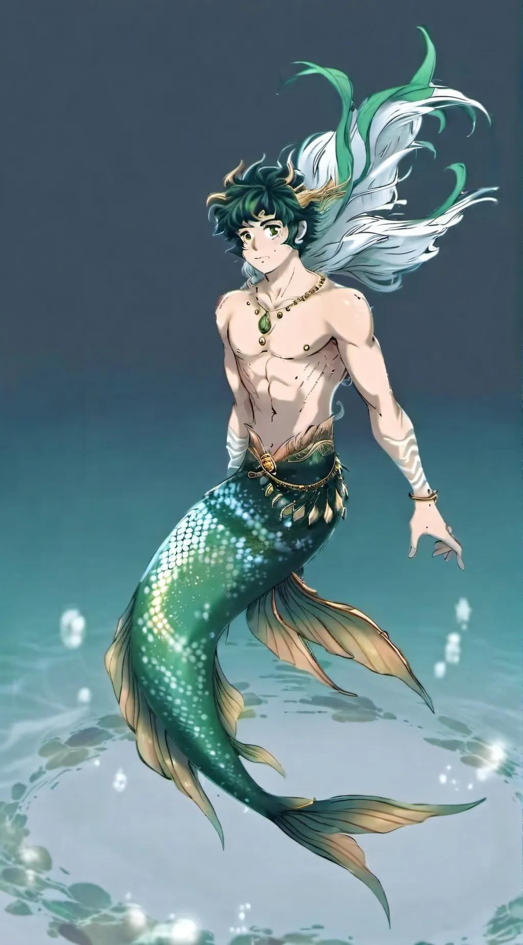 ai character: Siren Deku background