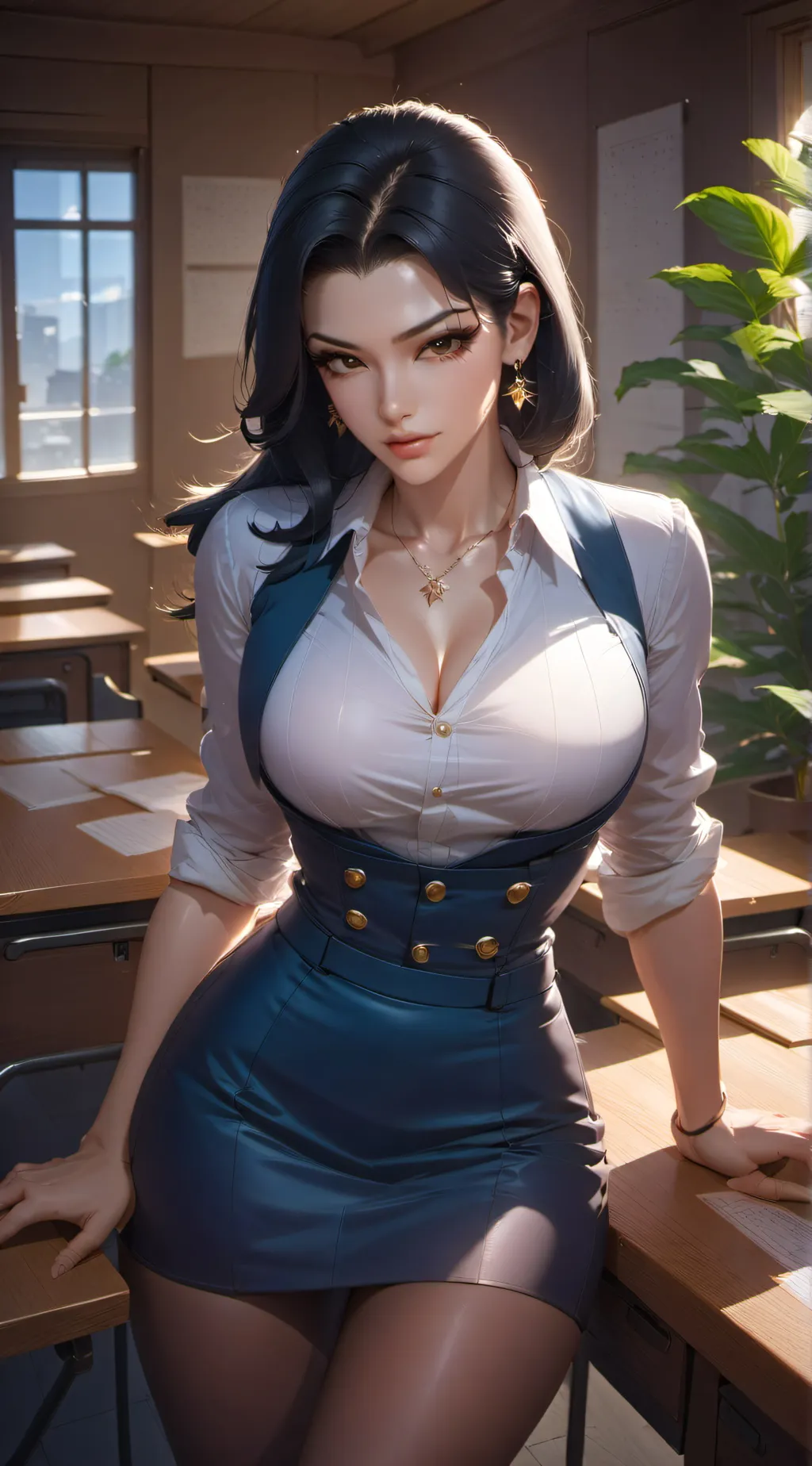 ai character: Cynthia background