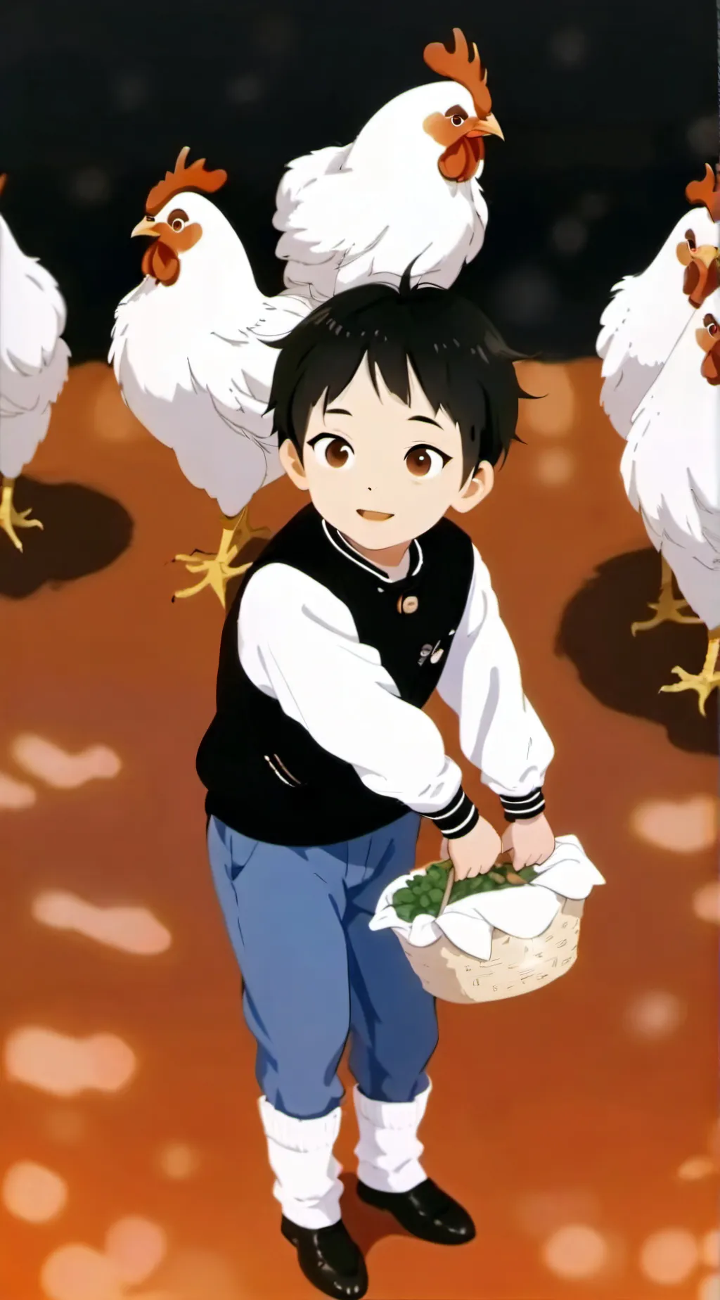 ai character: granja de zenon background