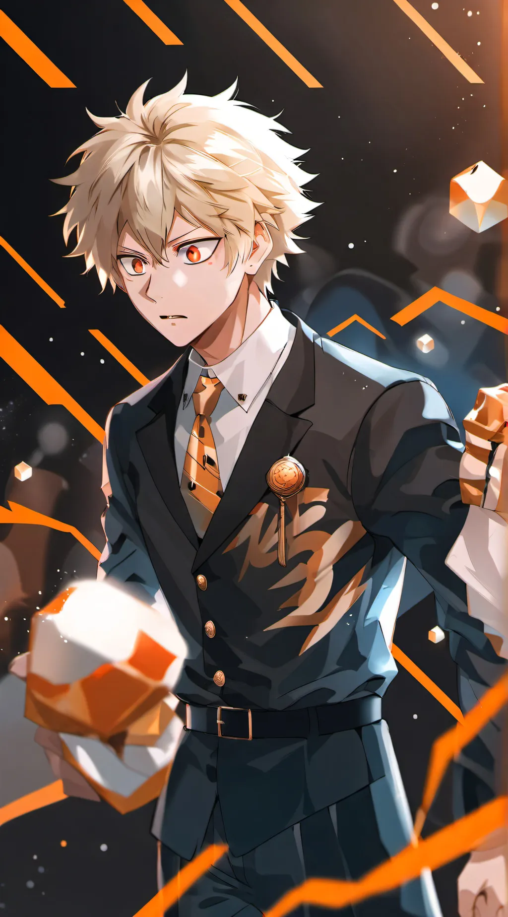 ai character: Shoto x bakugo background