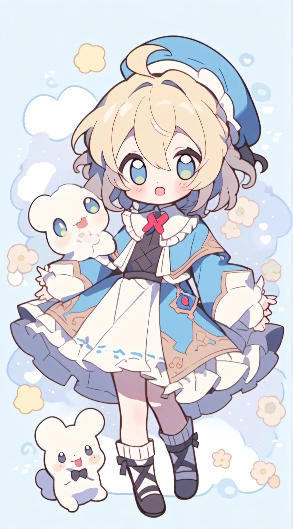 ai character: hi background