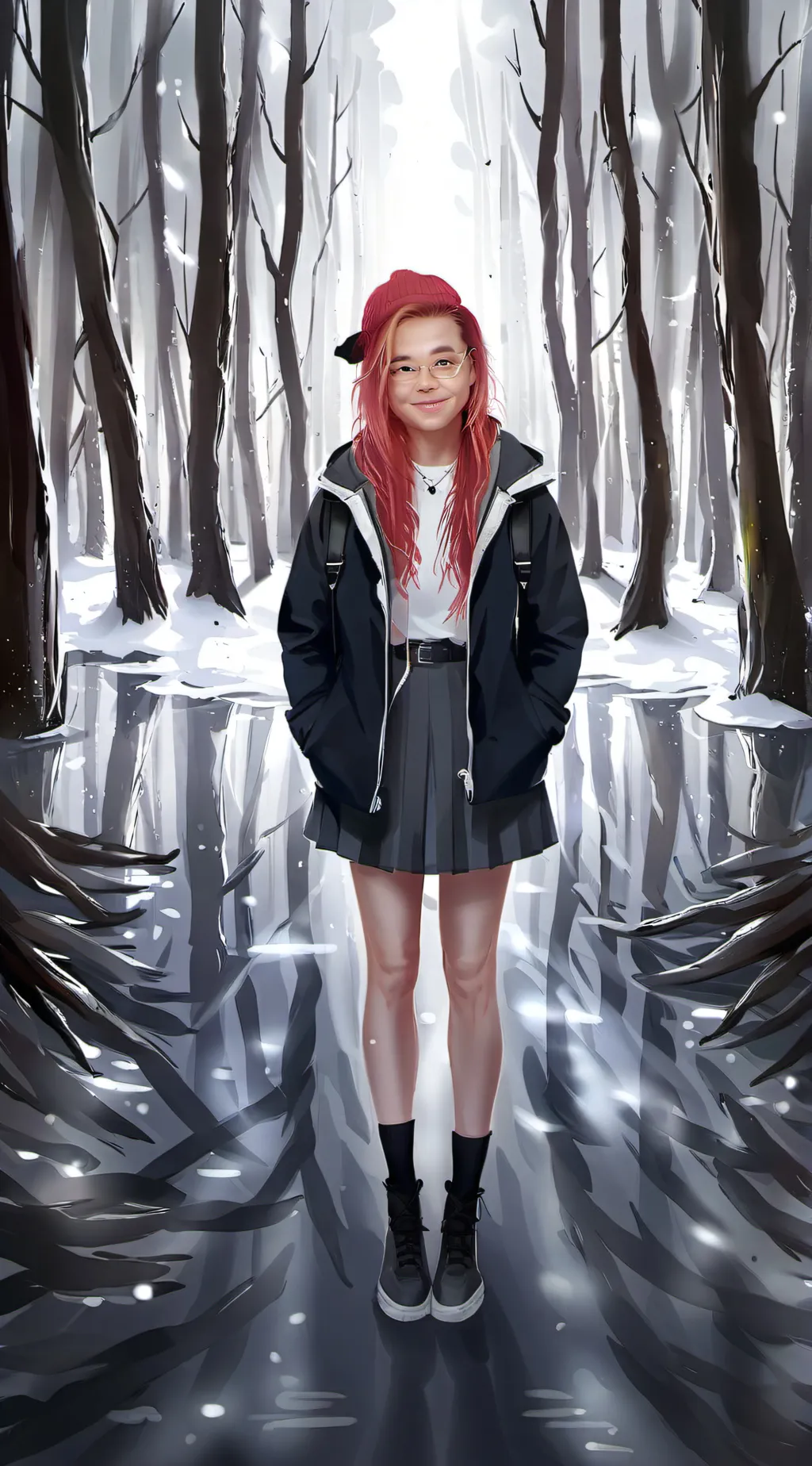 ai character: Stranger things  background