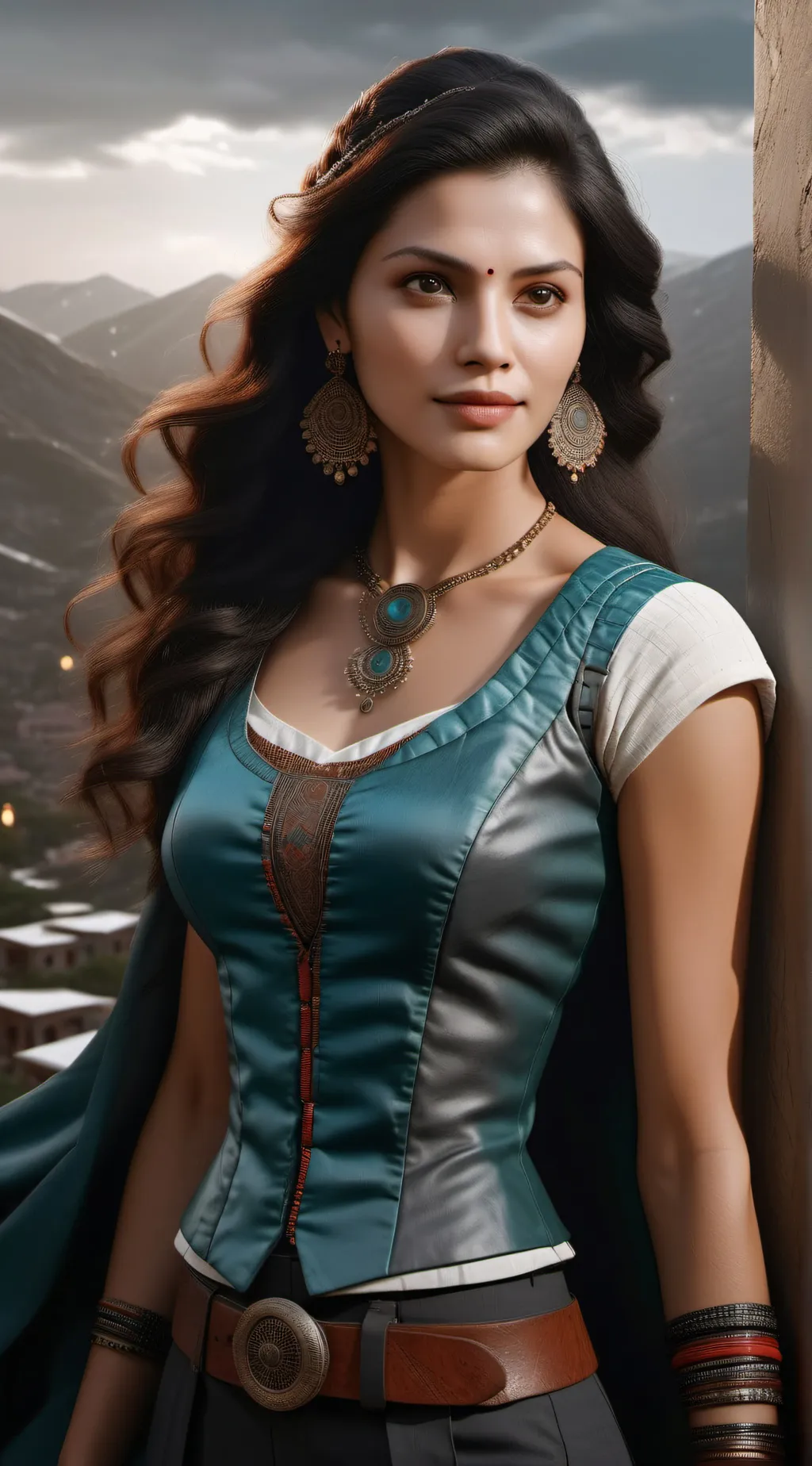 ai character: Gaby  background