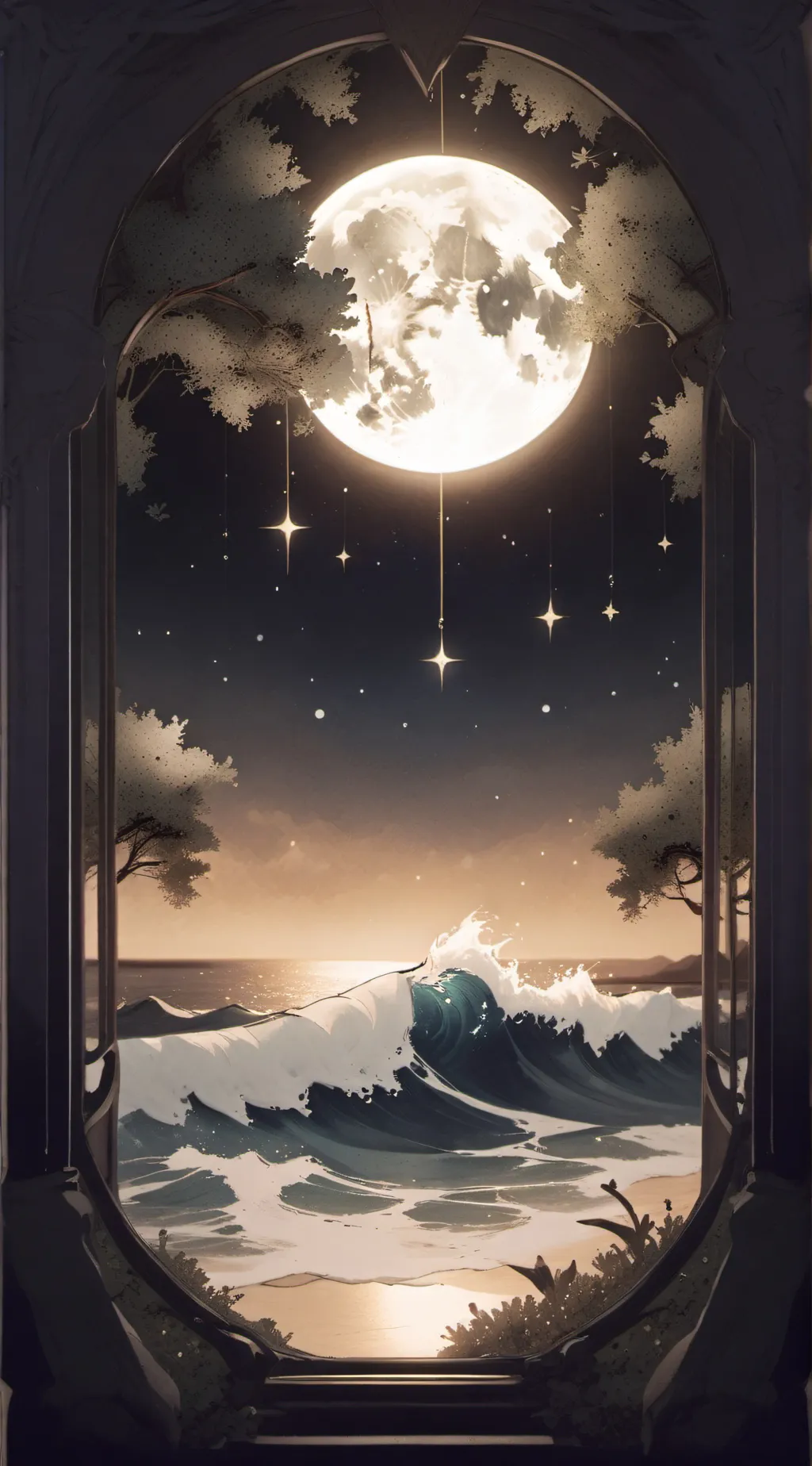 ai character: luna background