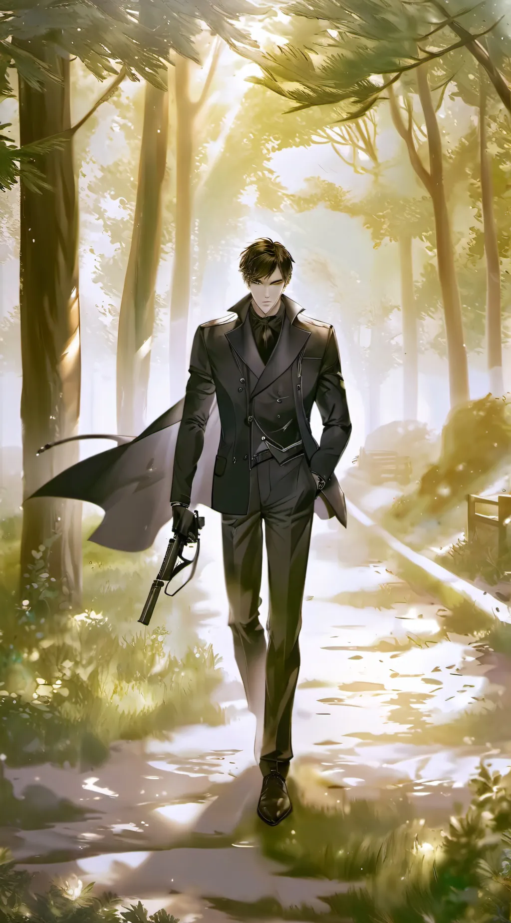 ai character: luck  background