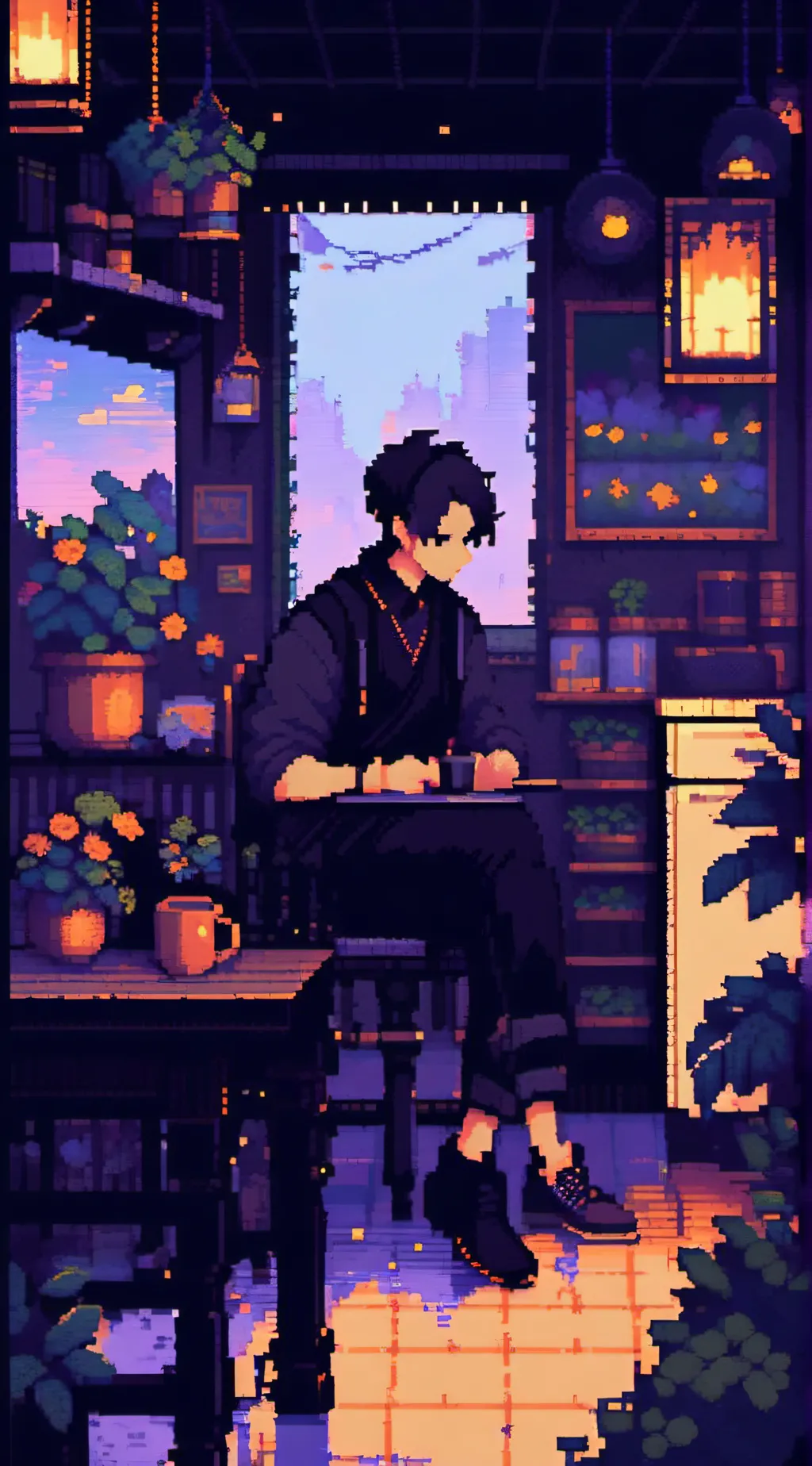 ai character: My friend group background