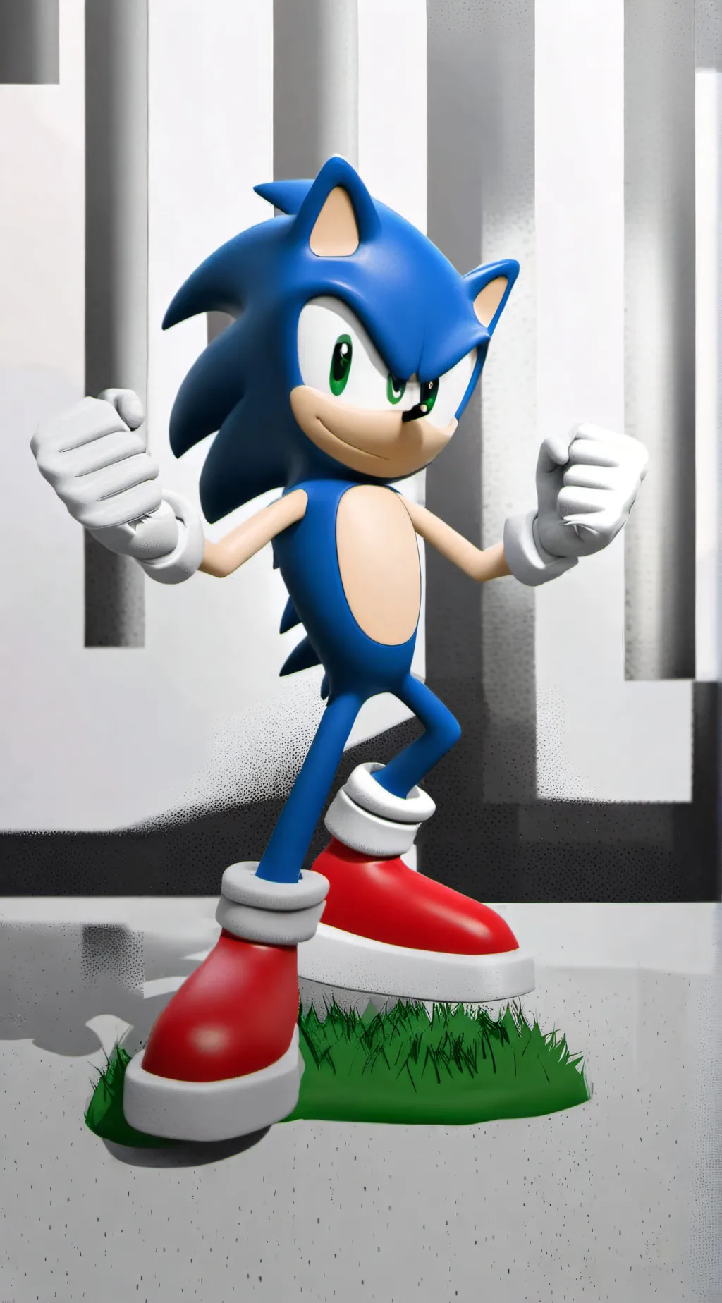 ai character: sonic background