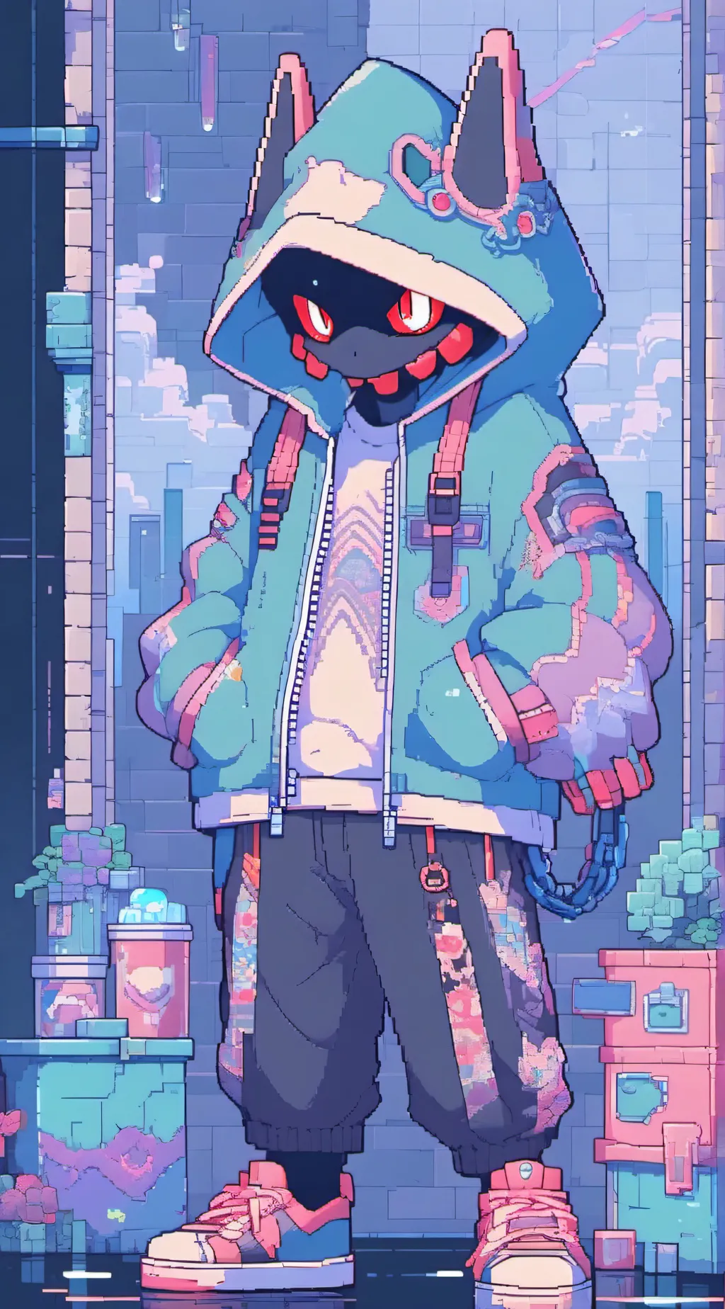 ai character: Vox Hangout!!!! background