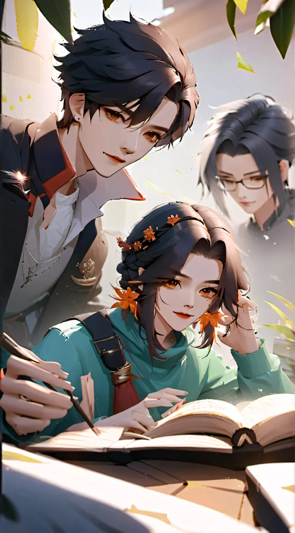 ai character: angel brooke jake background