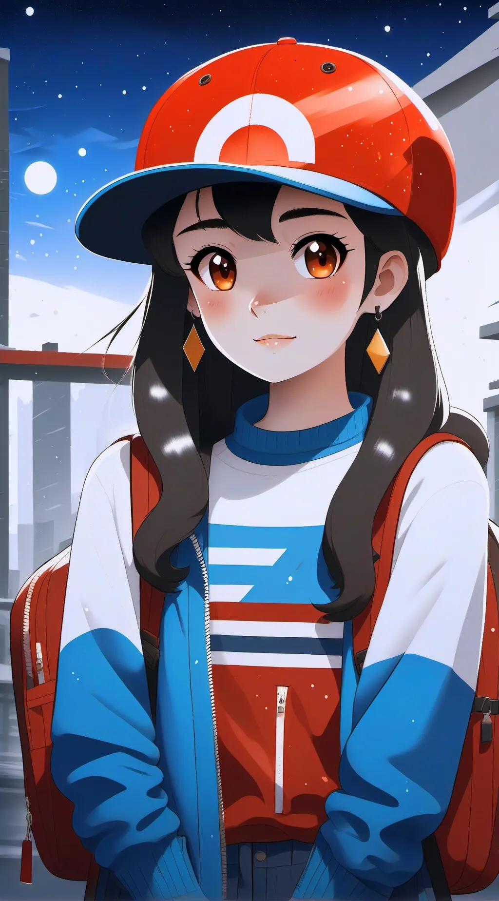 ai character: luna background