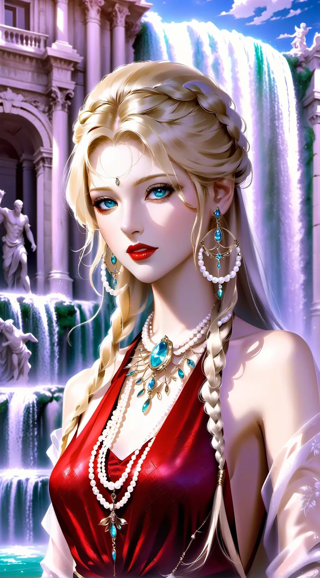 ai character: Rich Mistress  background