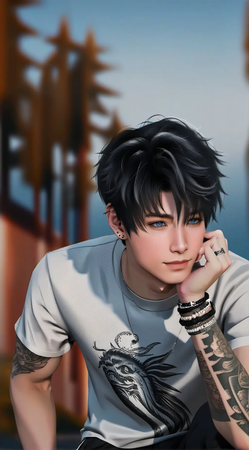 ai character: Colby  background