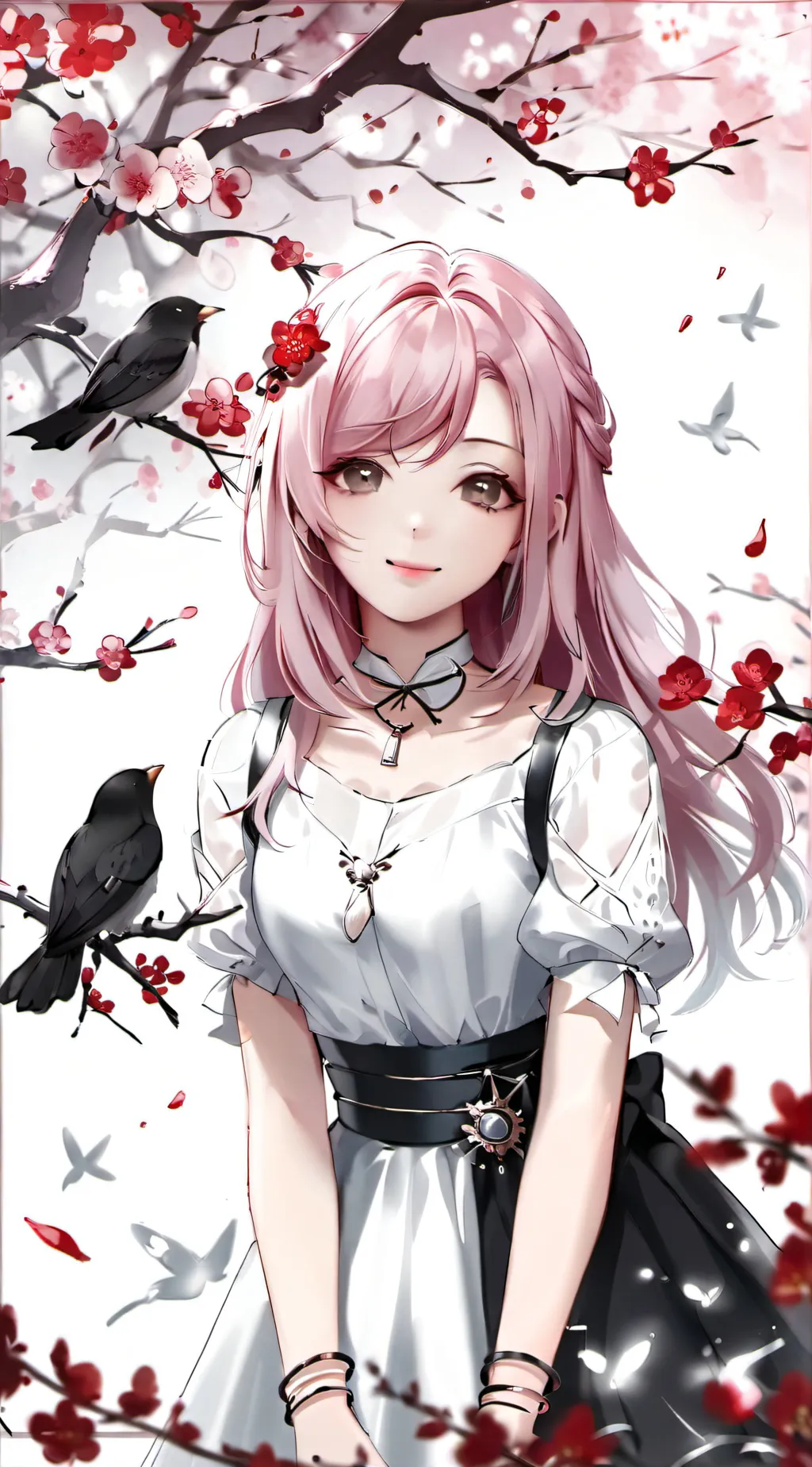 ai character: Hahari Hanazono background