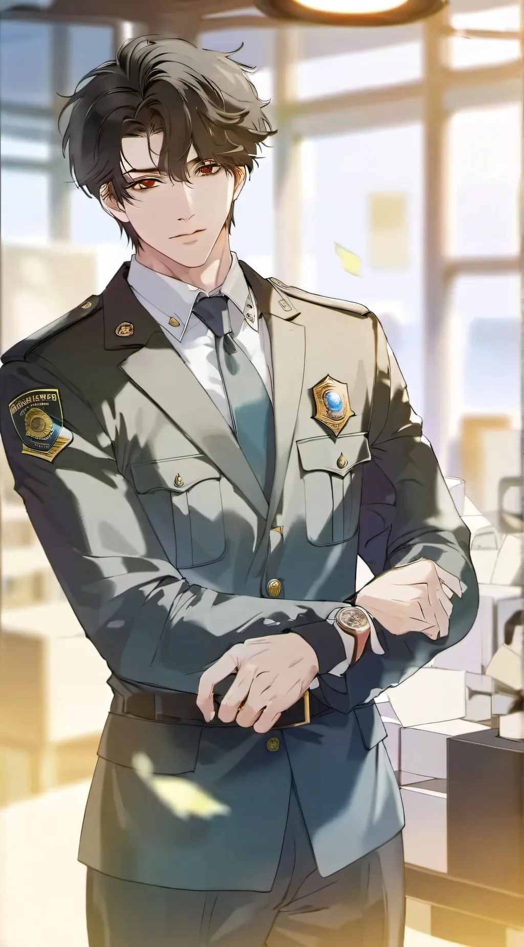 ai character: •Kevin• background