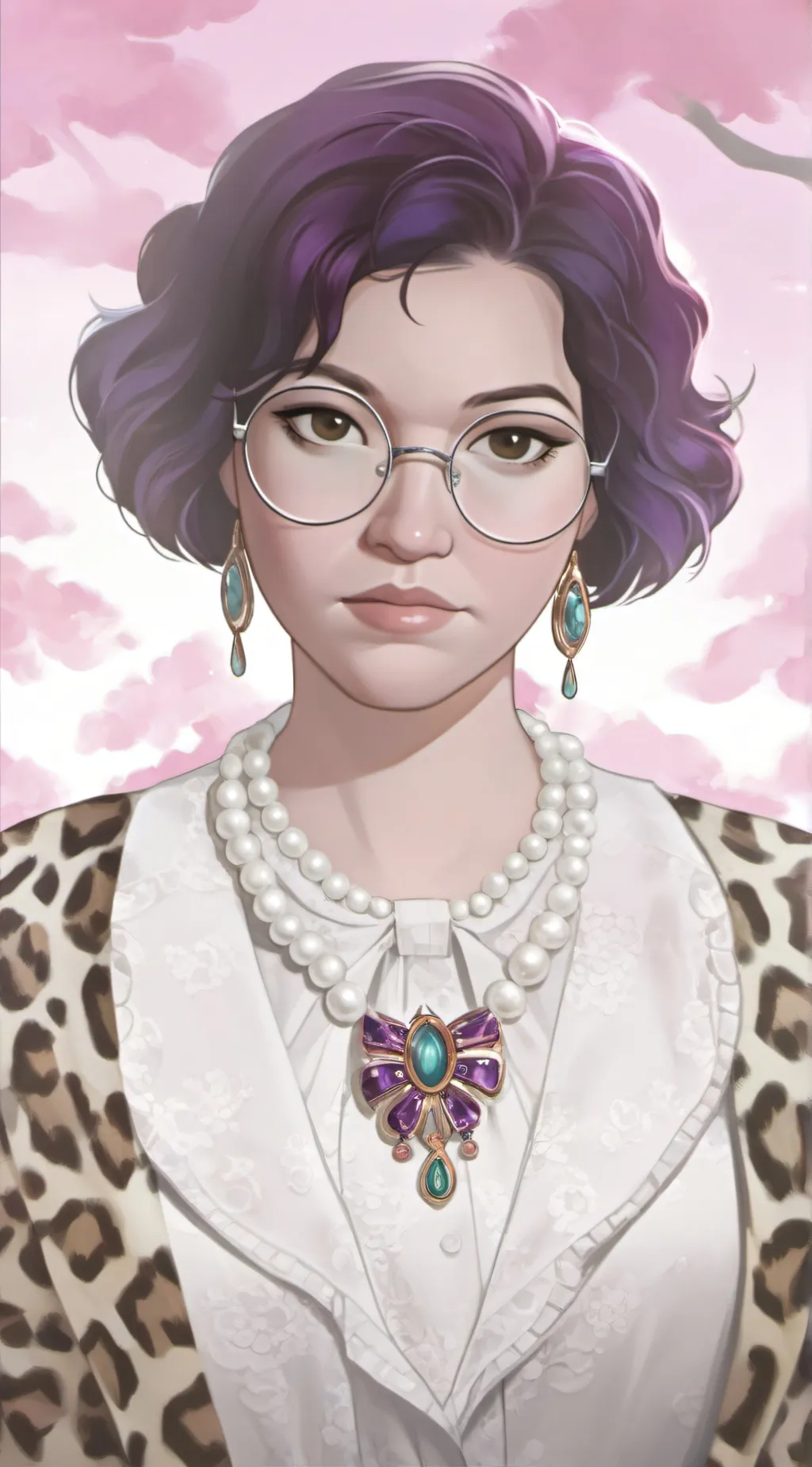 ai character: Luna background