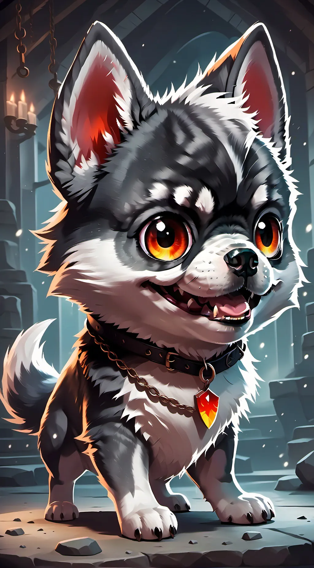 ai character: twisted pebble DW background