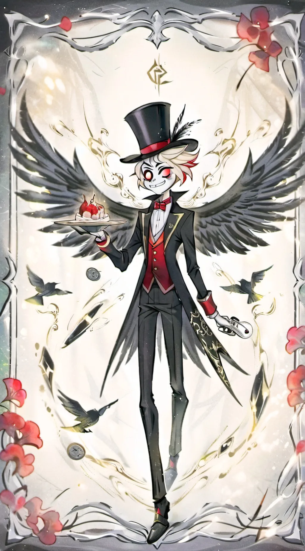 ai character: •~ Lucifer ~• background