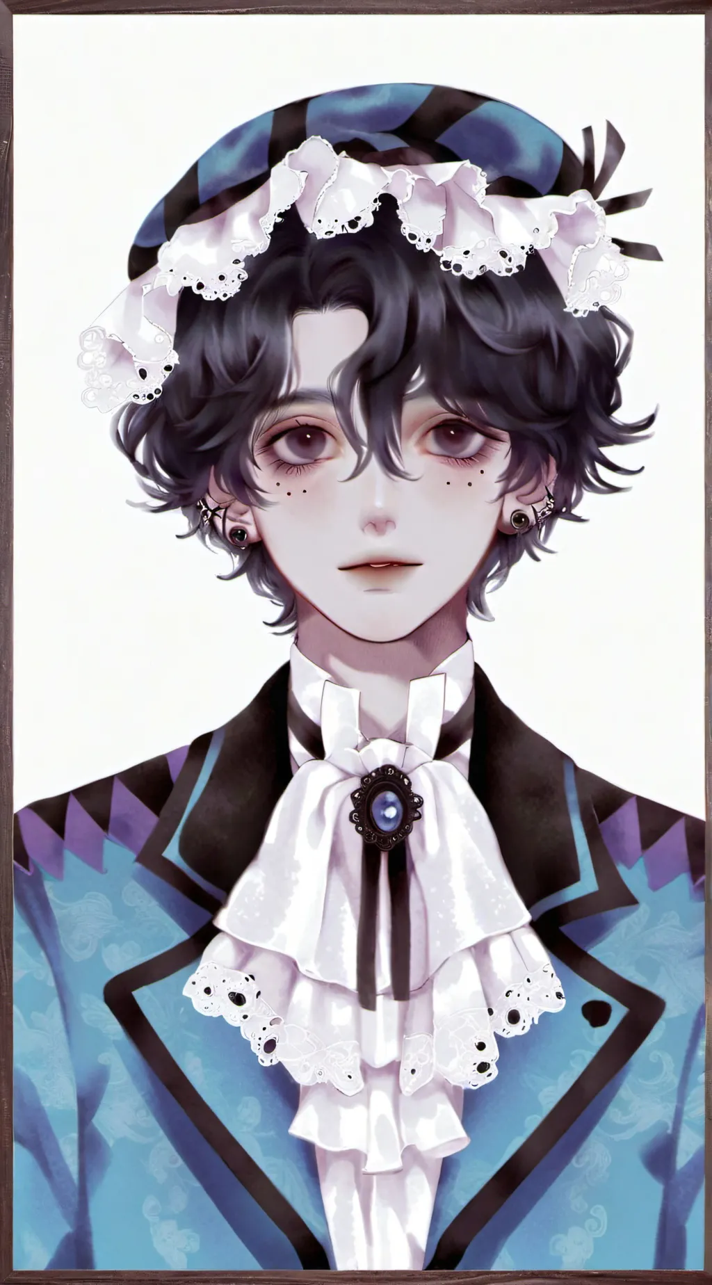 ai character: koi background