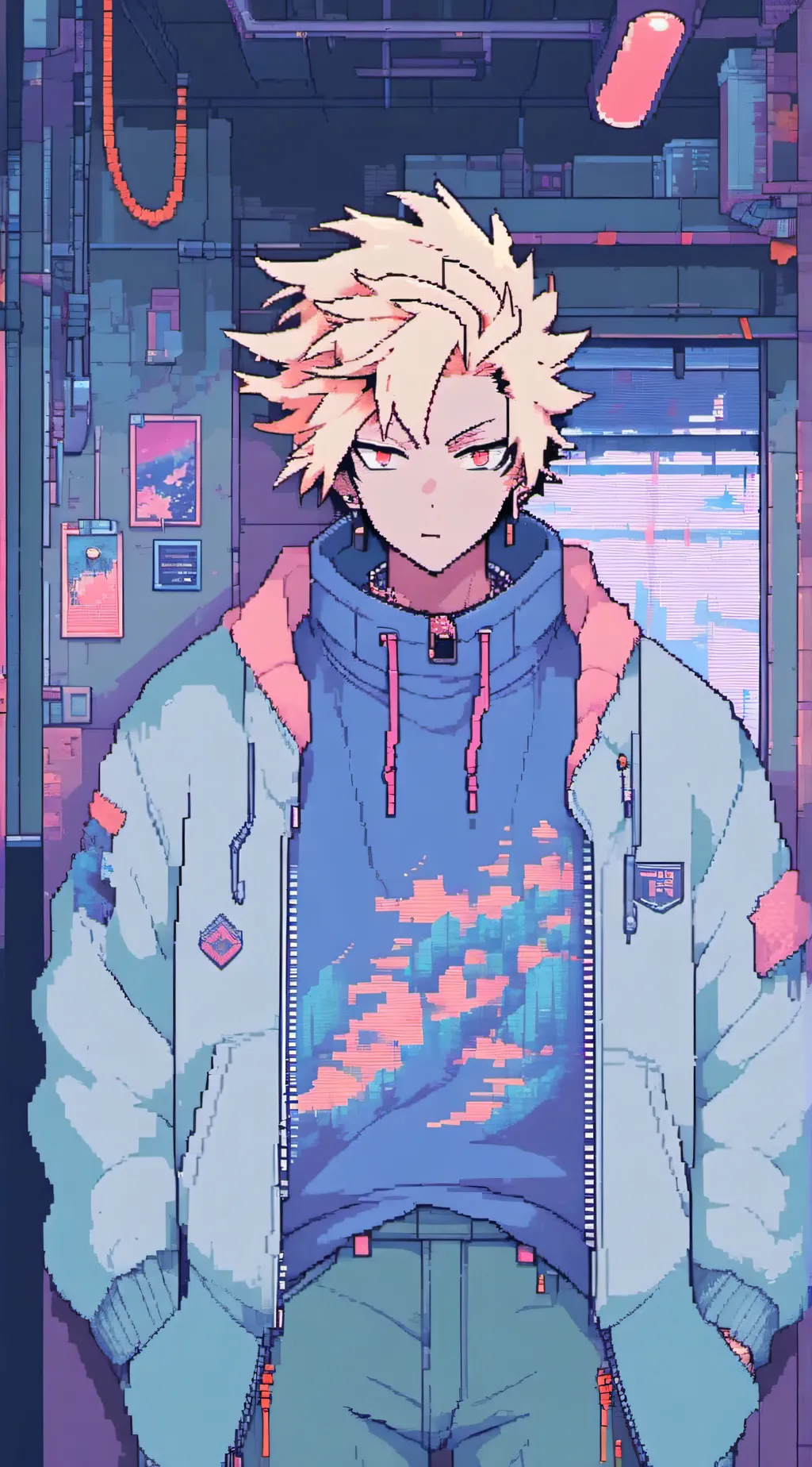 ai character: bakugo background