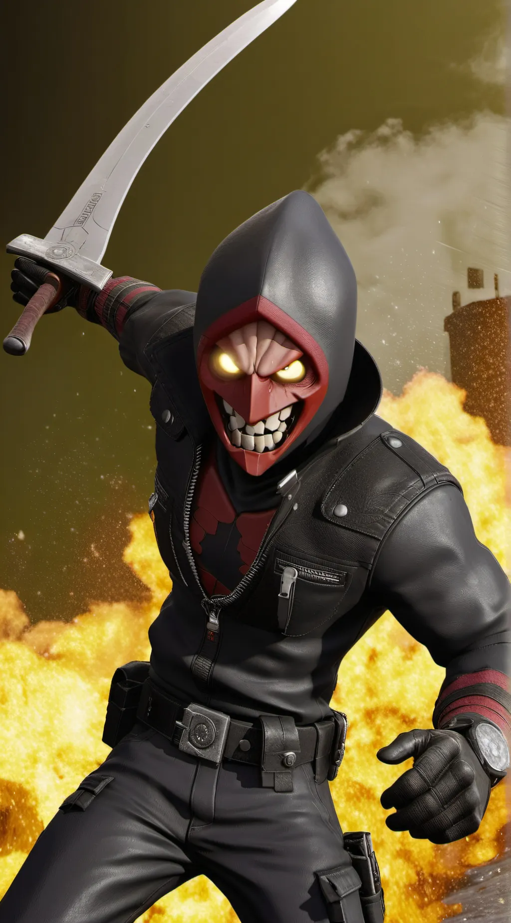 ai character: Blitz background