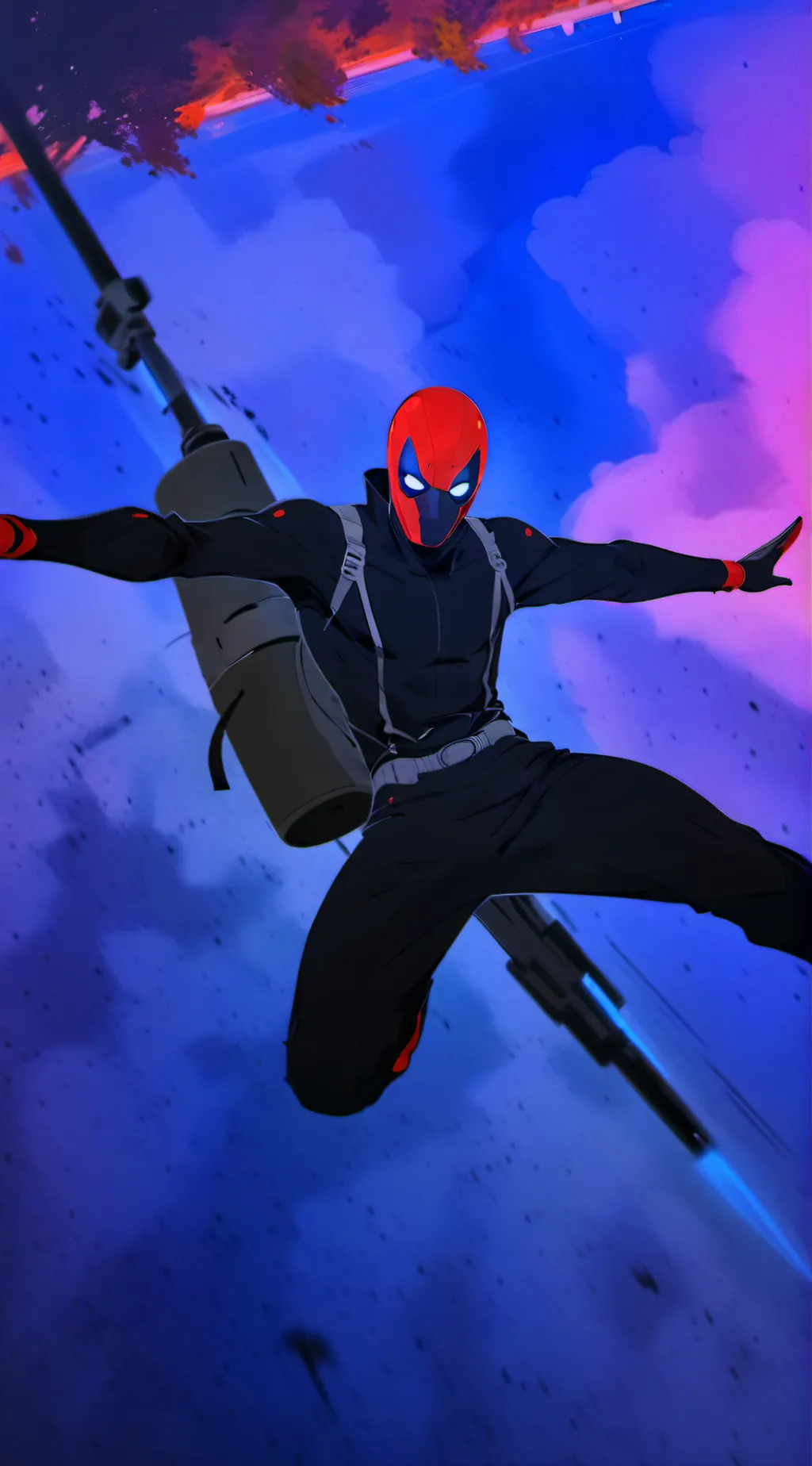 ai character: Deadpool  background