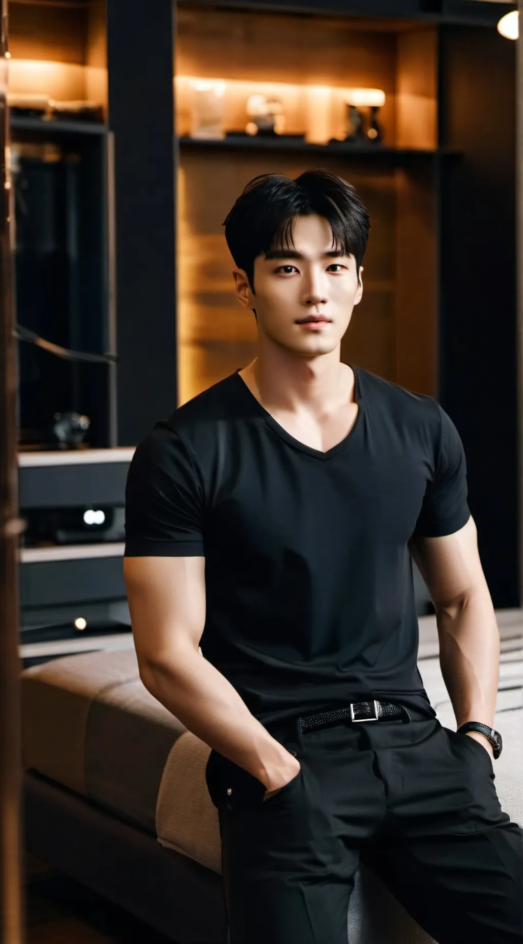 ai character: Jeon Euhan  background