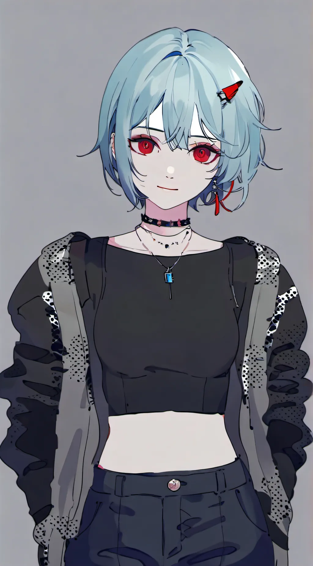 ai character: Amber tomoura  background