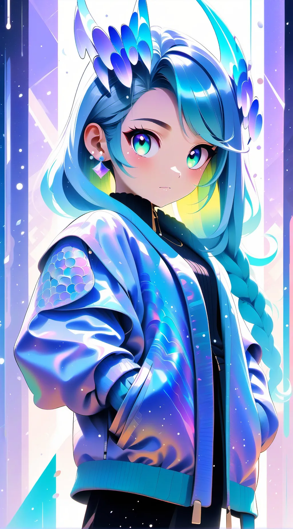 ai character: Mha x scp- 682 background