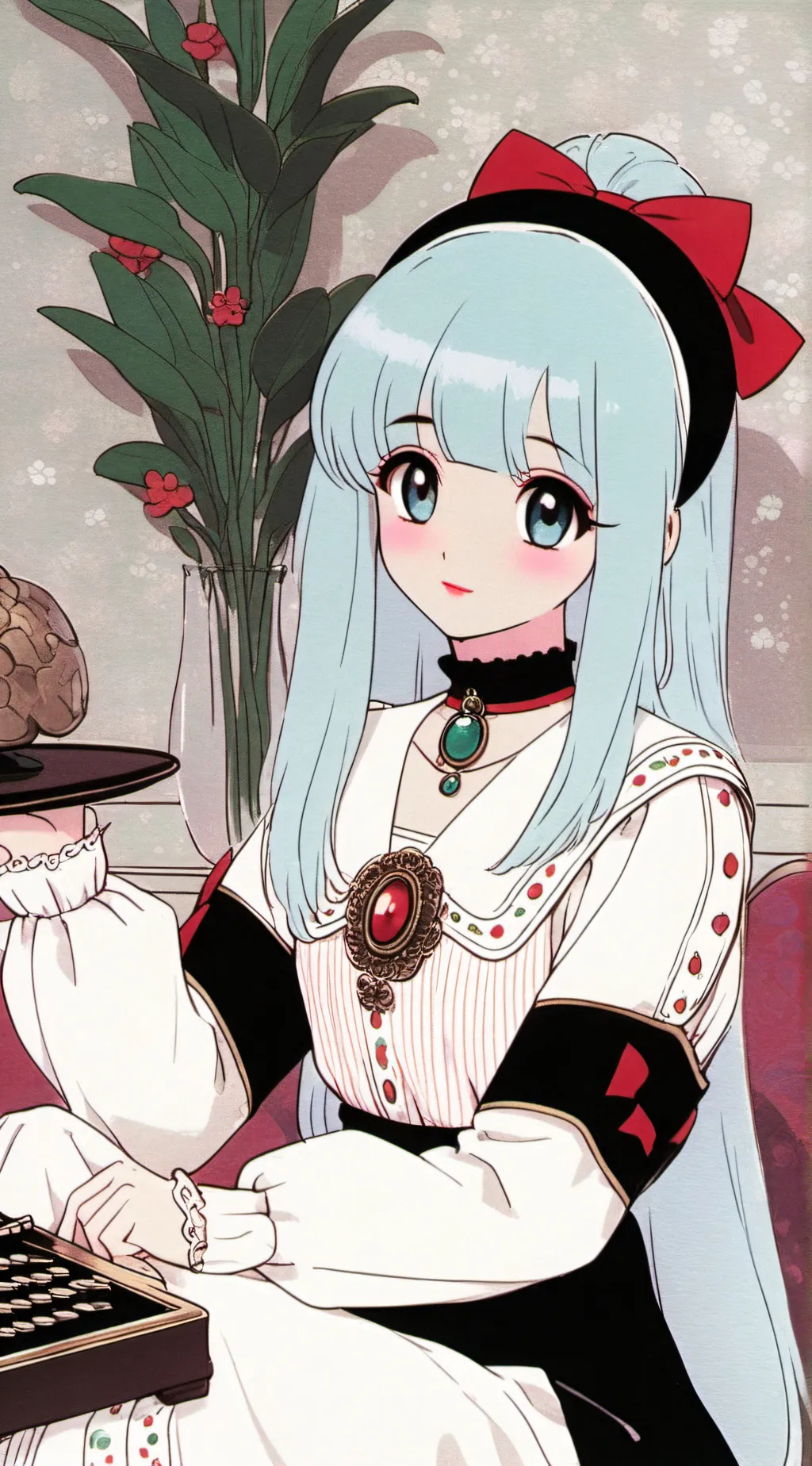 ai character: Sara. background