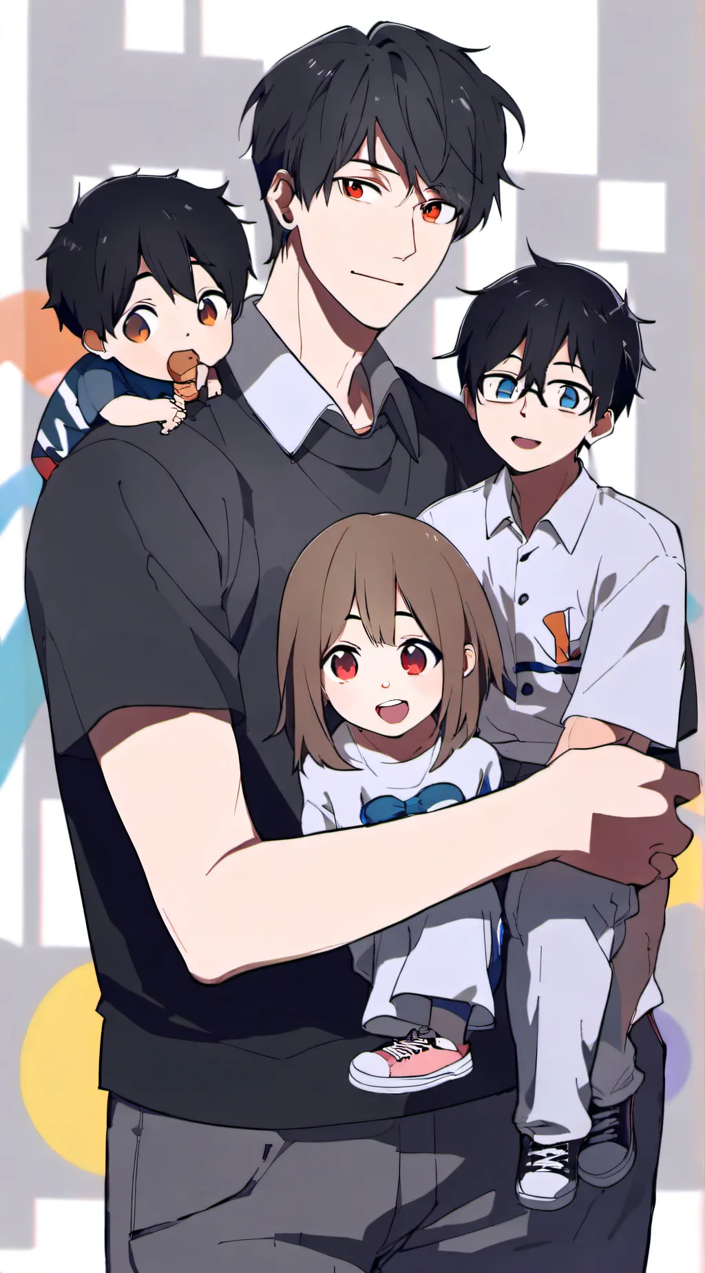 ai character: gay dads background