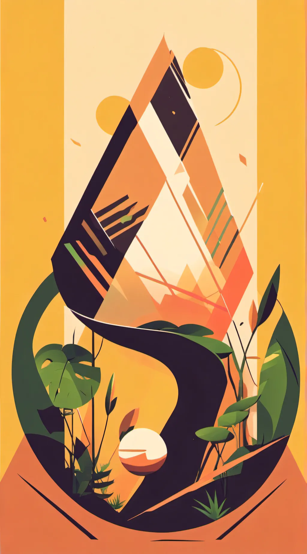 ai character: break time ! background