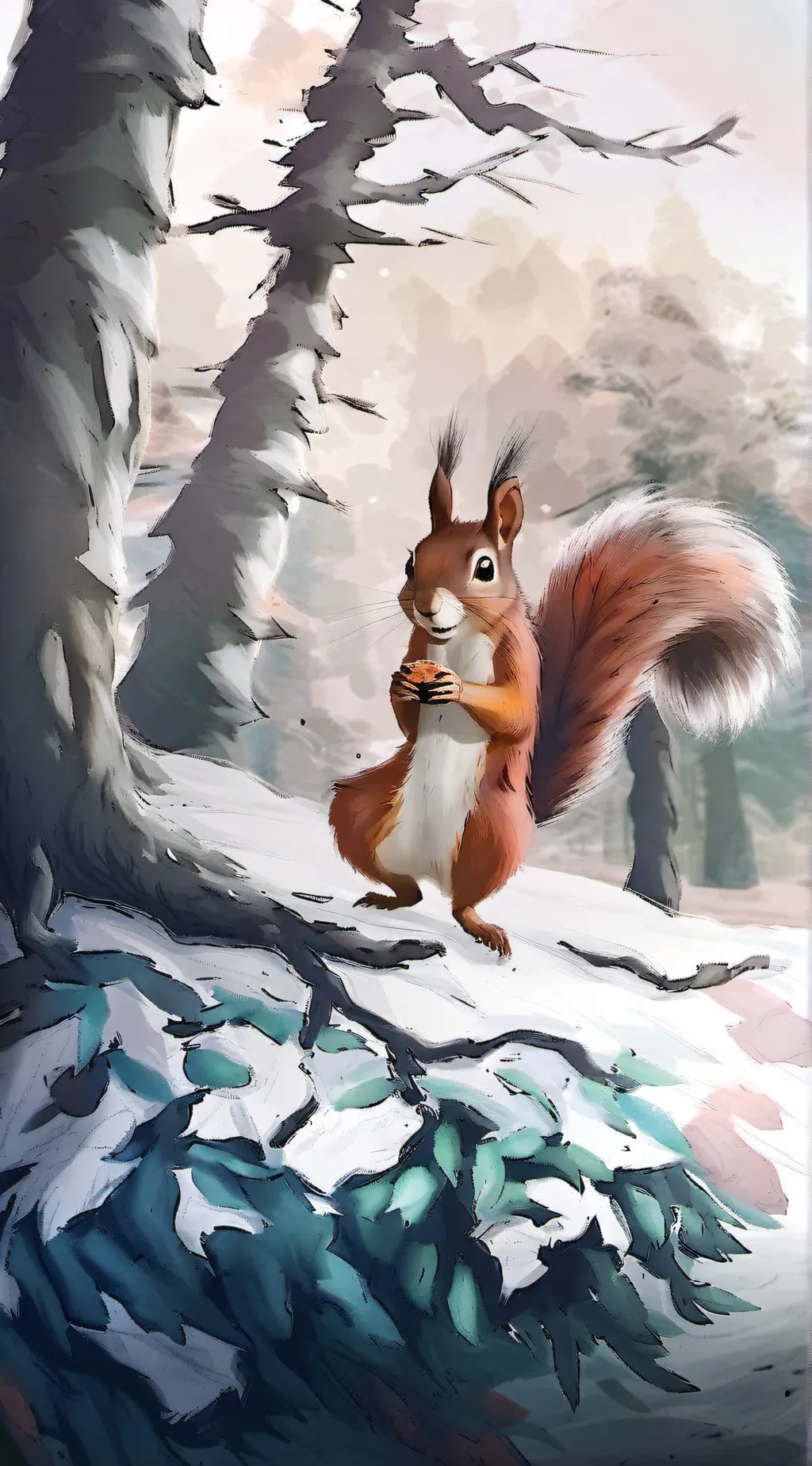 ai character: Mcsquizzy  background