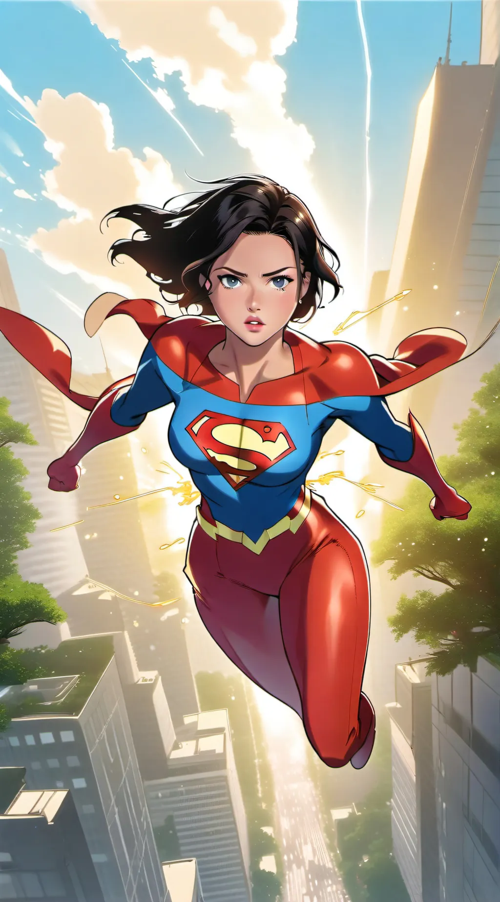 ai character: Supergirl  background