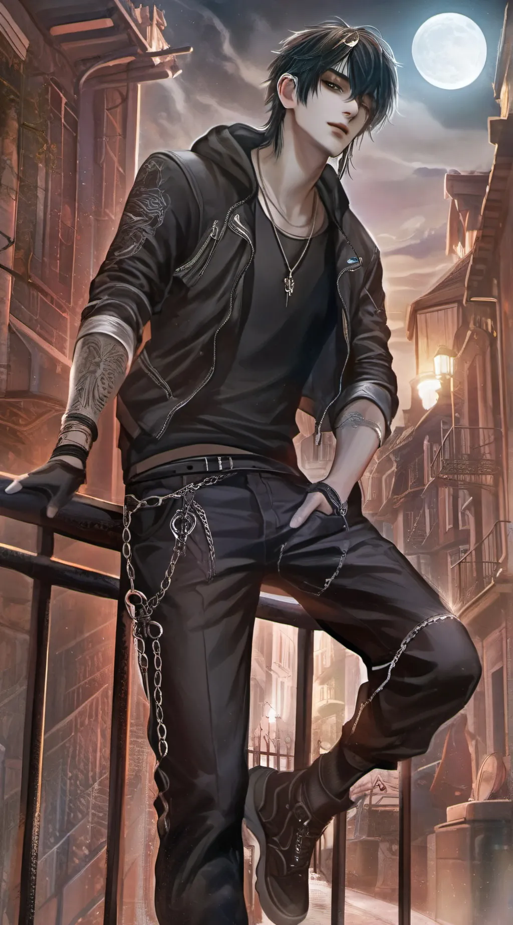 ai character: •° Marz °• background