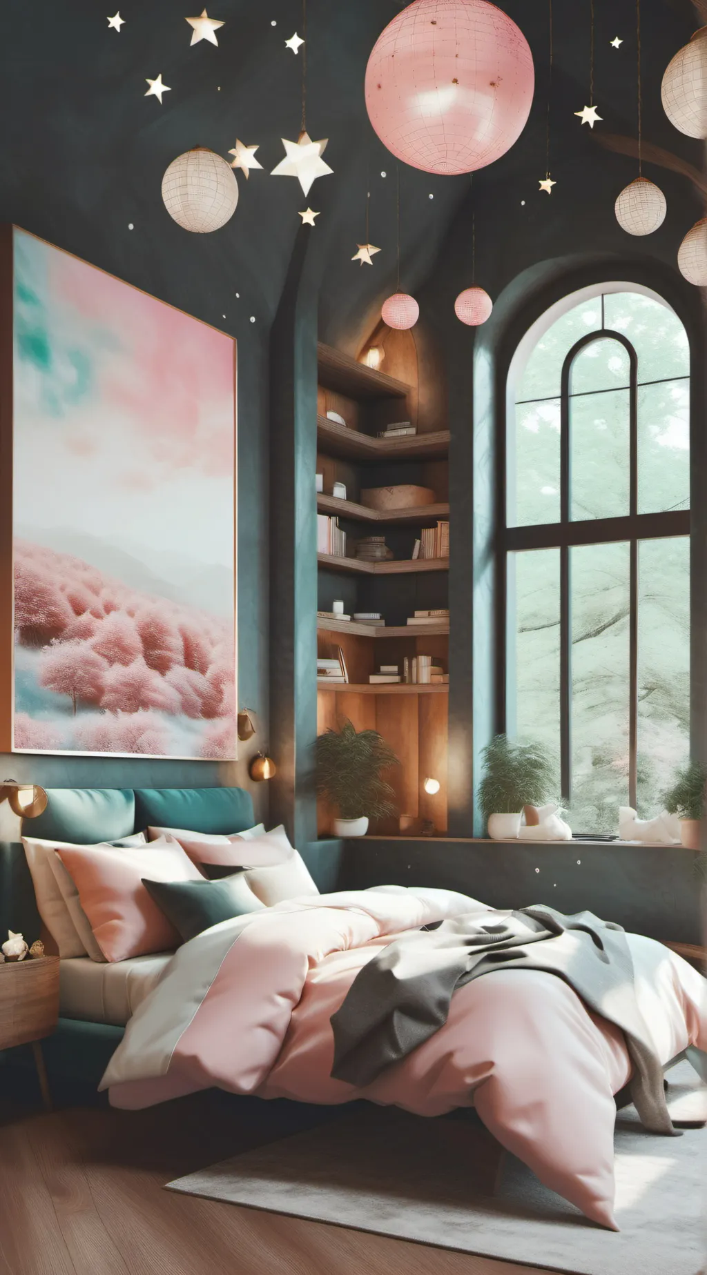 ai character: MHA SLEEPOVER background