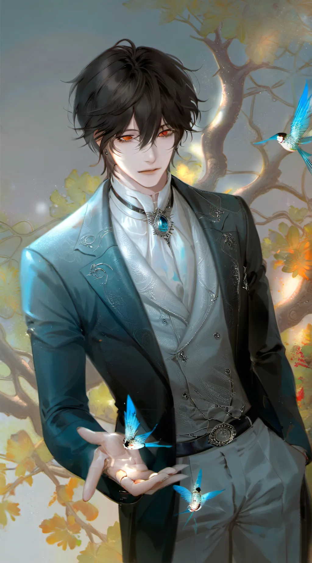 ai character: Lucas☆☆ background