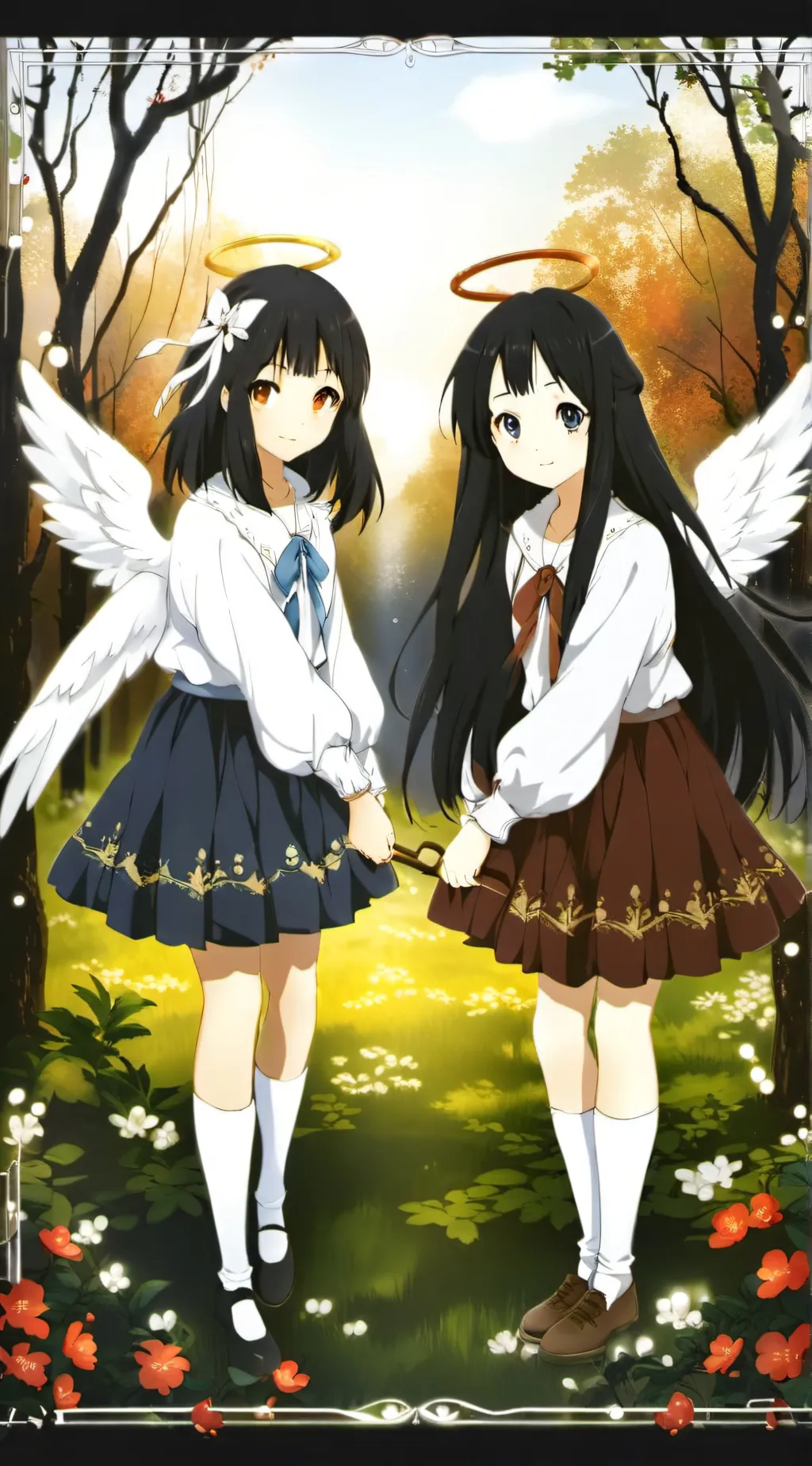 ai character: Marah and Aimee  background