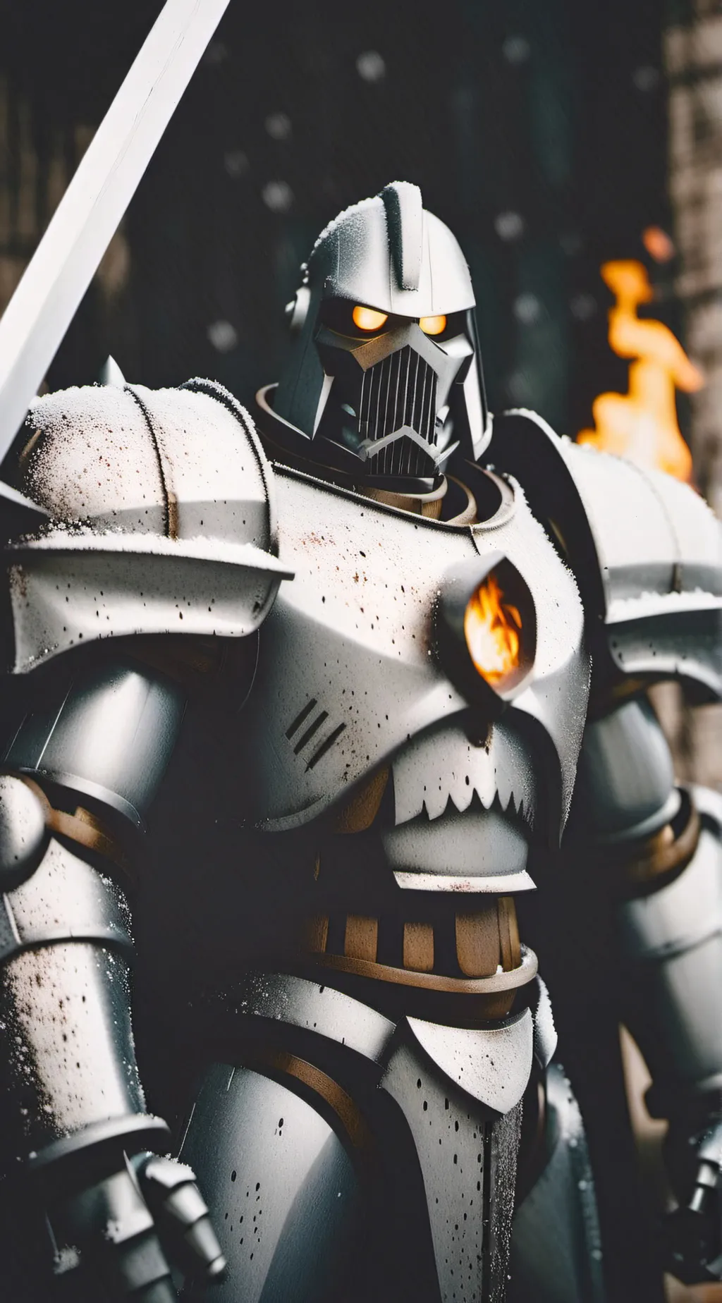 ai character: iron knight  background