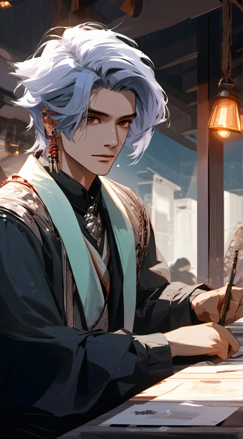 ai character: Liam background