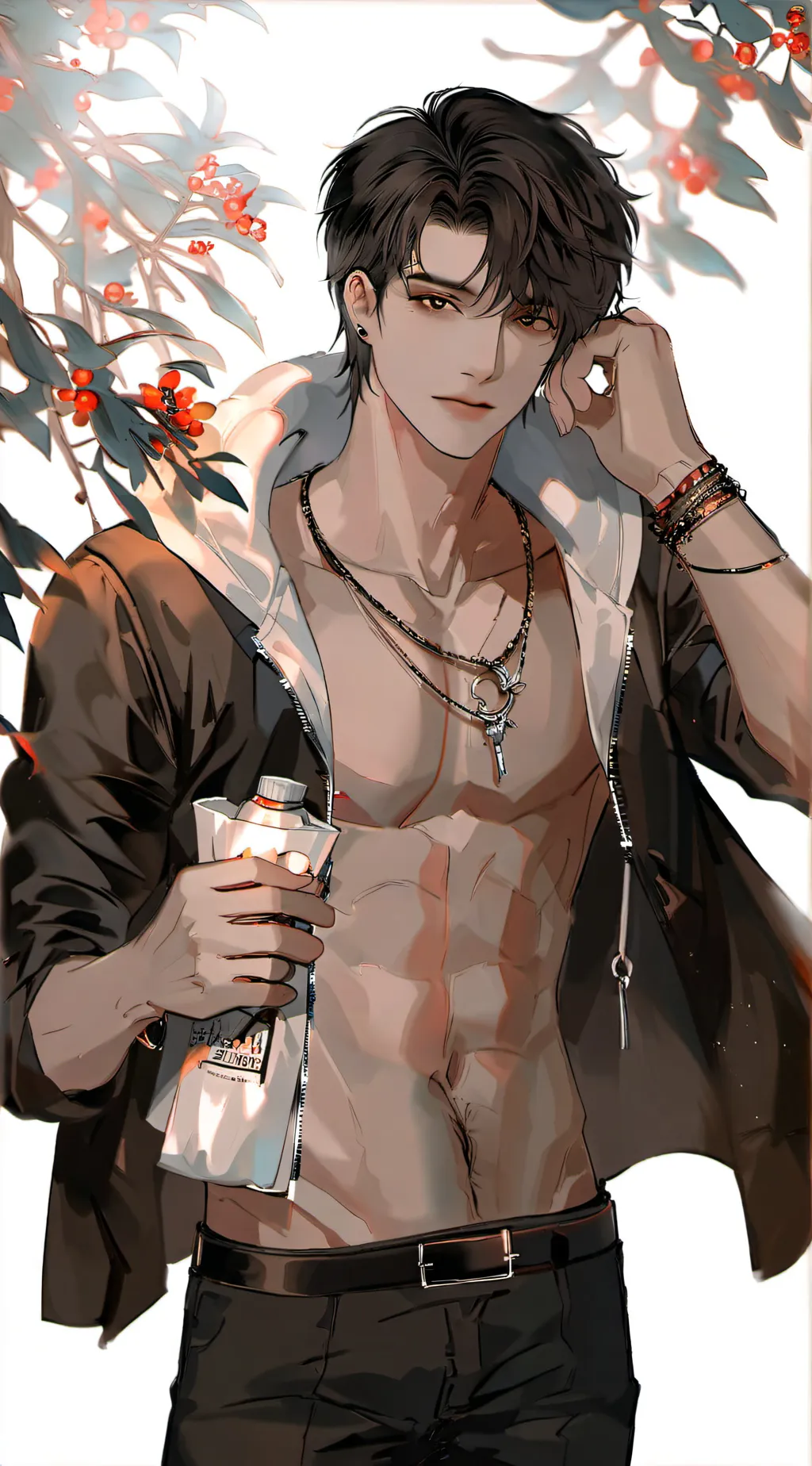 ai character: Lean background