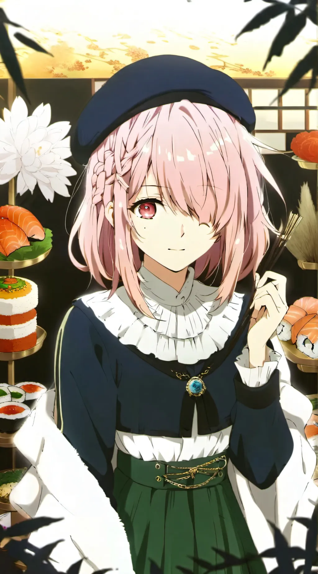 ai character: Sushi background