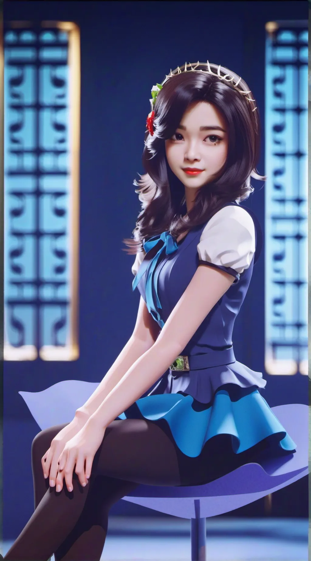 ai character: Belleza  background