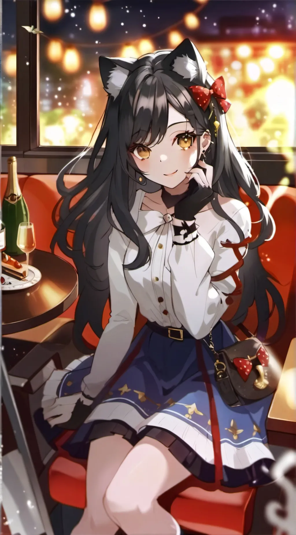 ai character: Luna background