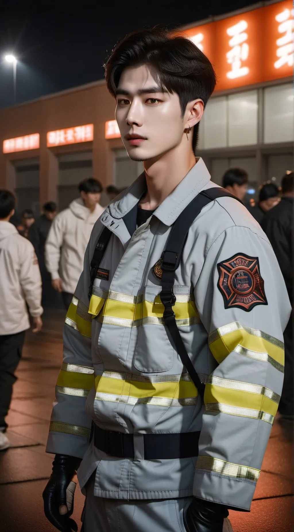 ai character: Jaejoon  background