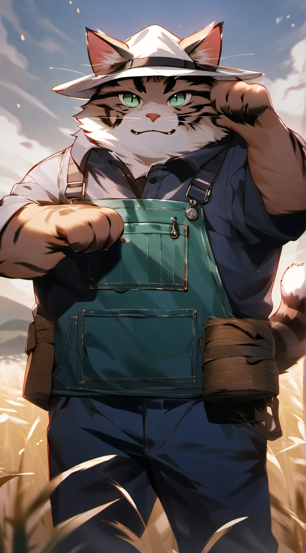 ai character: Farmer Peanut background