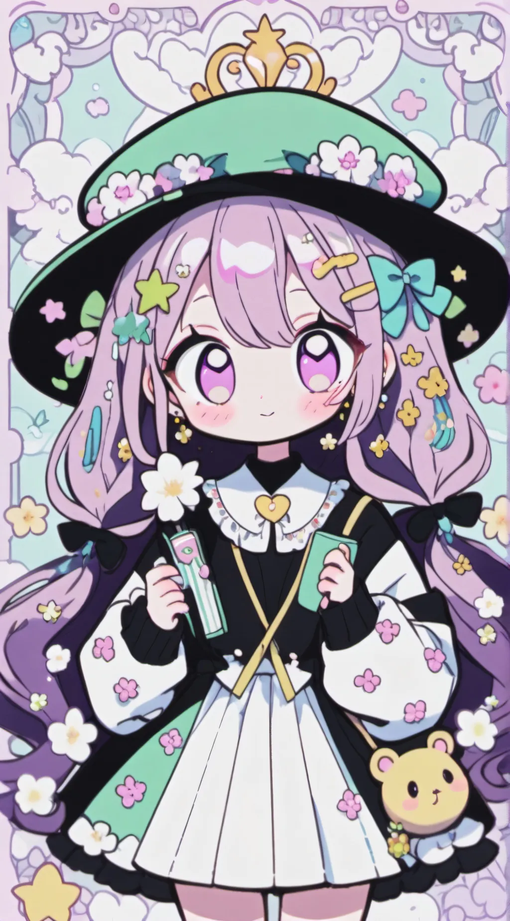 ai character: Luna background