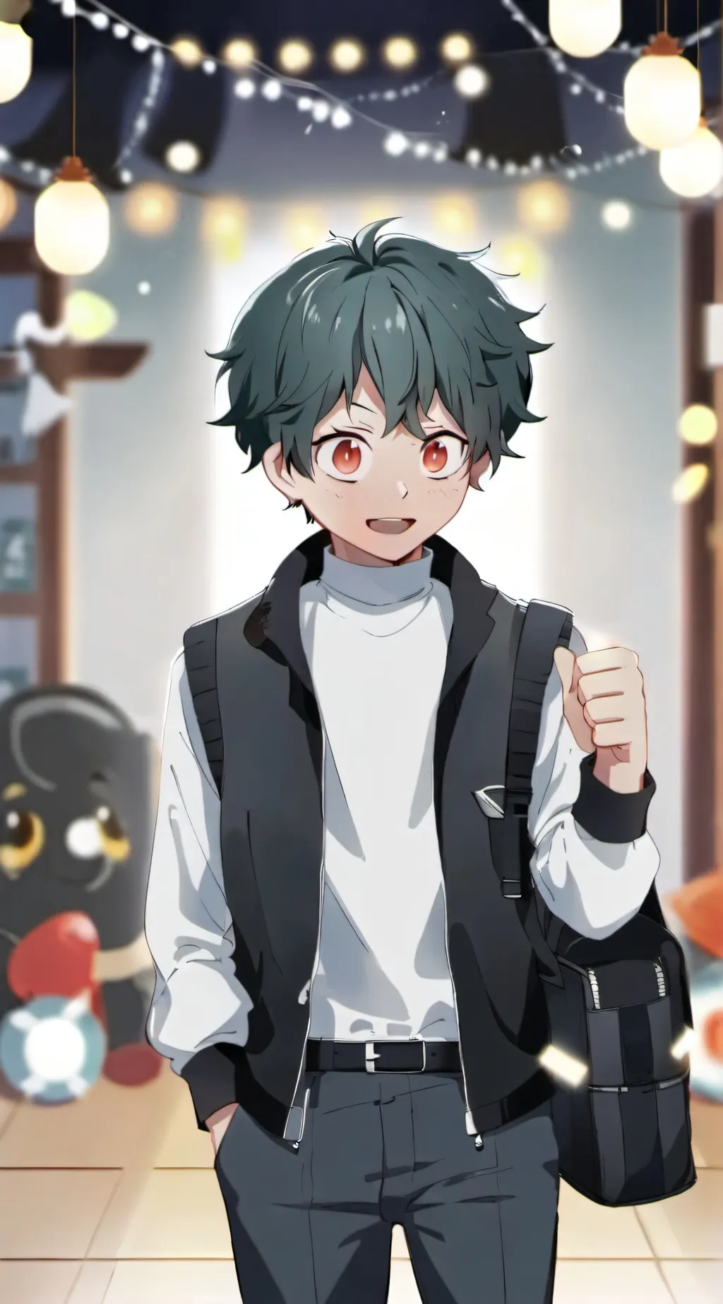 ai character: Deku background