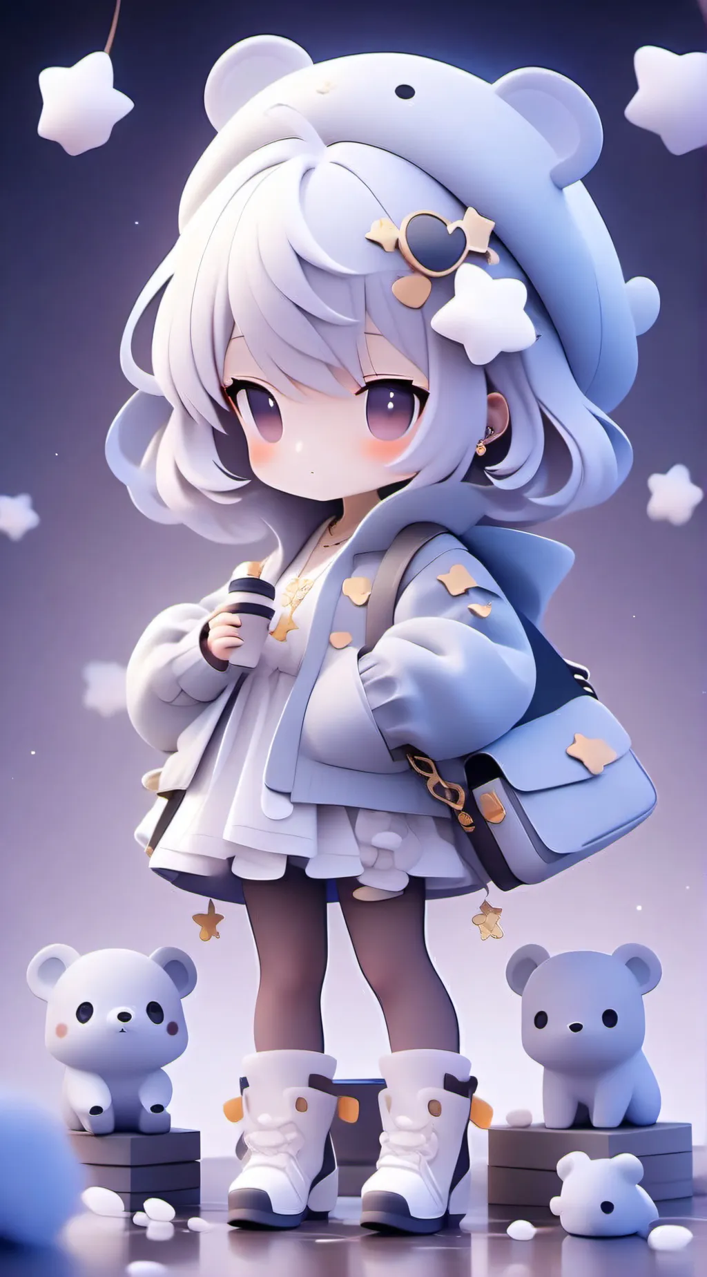 ai character: kid phoebe background