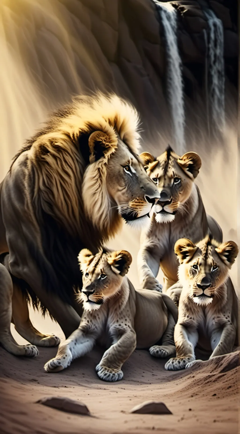 ai character: +Golden Liøns+ background